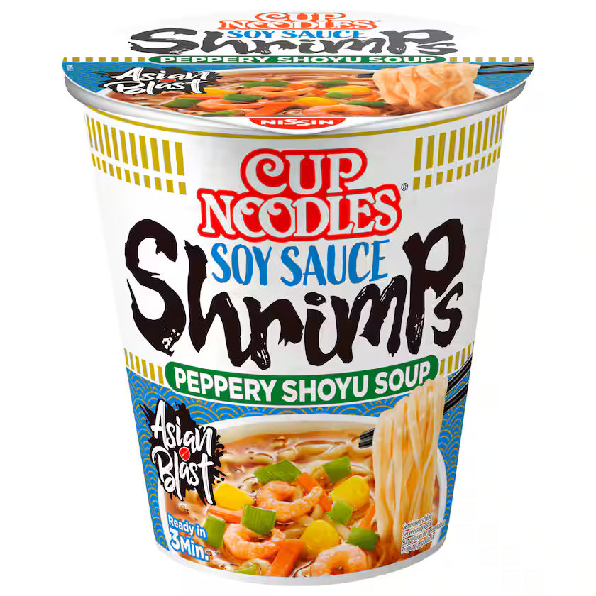 Nissin Cup Noodles – Soy Sauce Shrimps 63 g