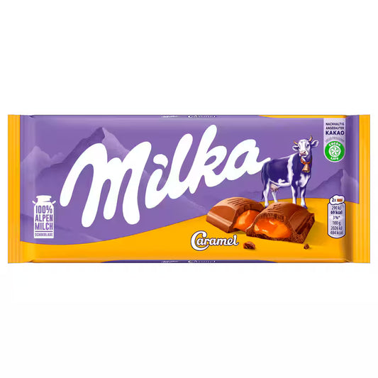 Milka Schokolade Caramel 100 g