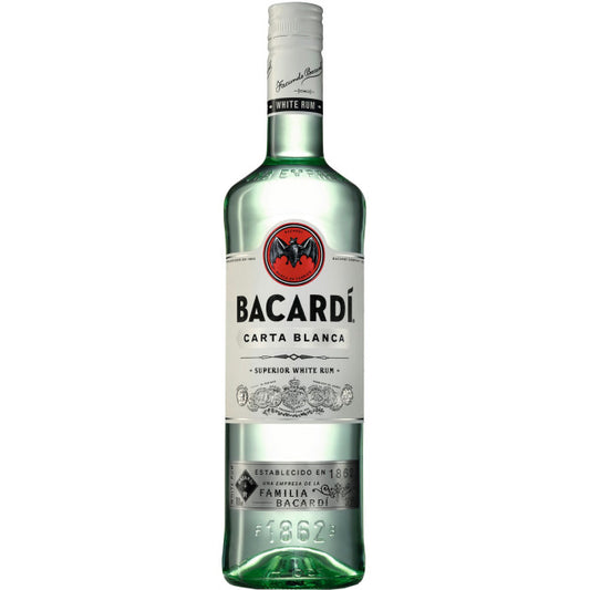 Bacardi Rum Carta Blanca 37.5% vol. - 0,7 l Flasche